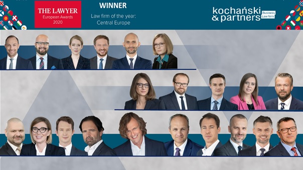 Kochański & Partners Kancelarią Roku w całym regionie Europy Środkowej według The Lawyer