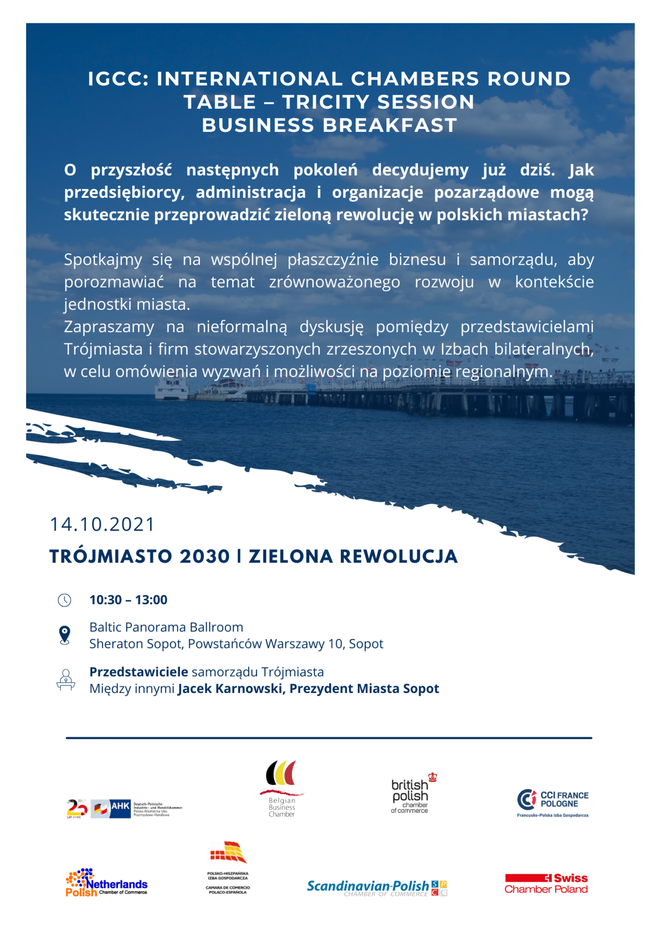 Trójmiasto 2030 I Zielona rewolucja - spotkanie biznesowe w Sopocie