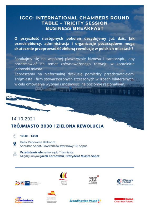 Trójmiasto 2030 I Zielona rewolucja - spotkanie biznesowe w Sopocie