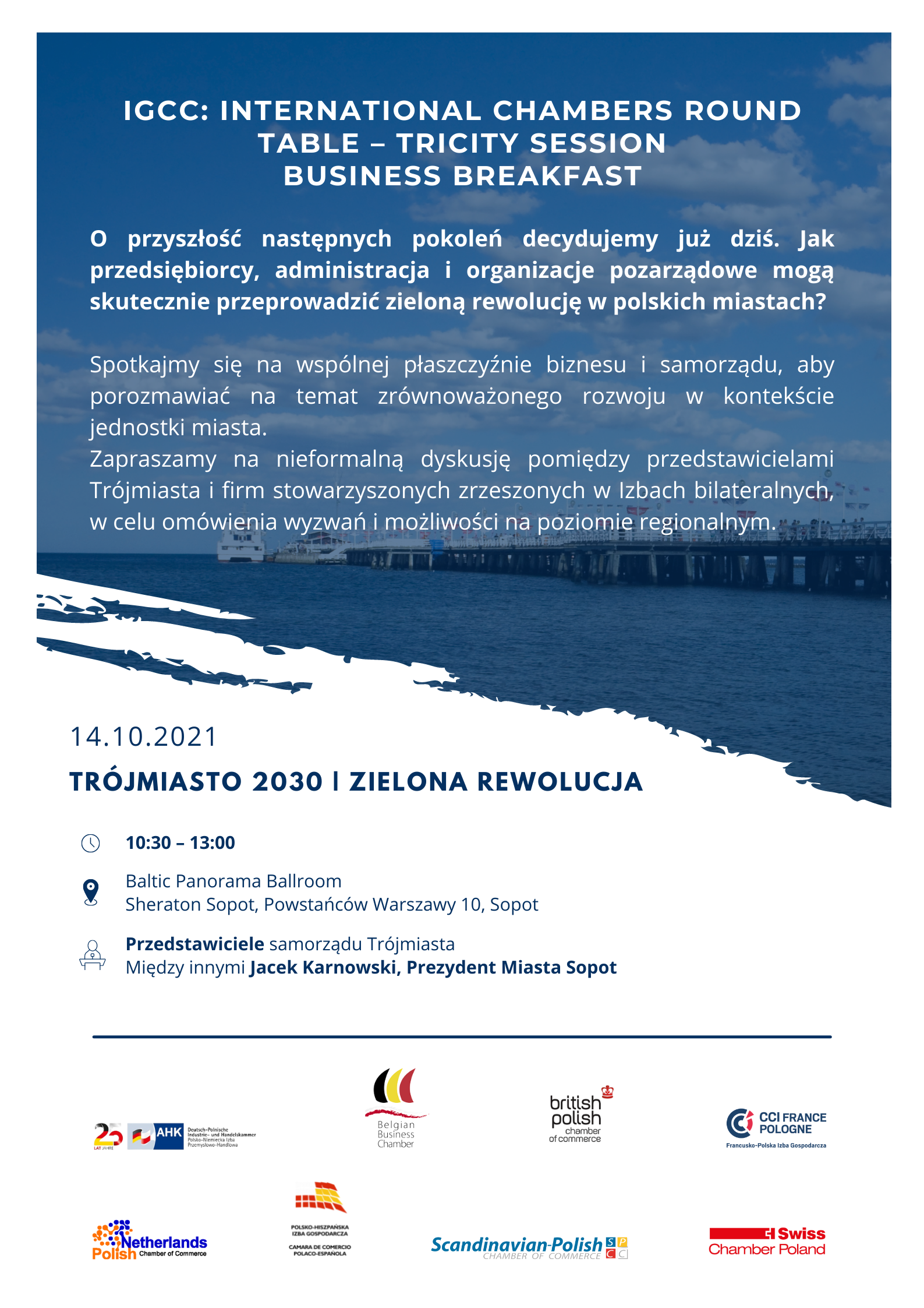 Trójmiasto 2030 I Zielona rewolucja - spotkanie biznesowe w Sopocie