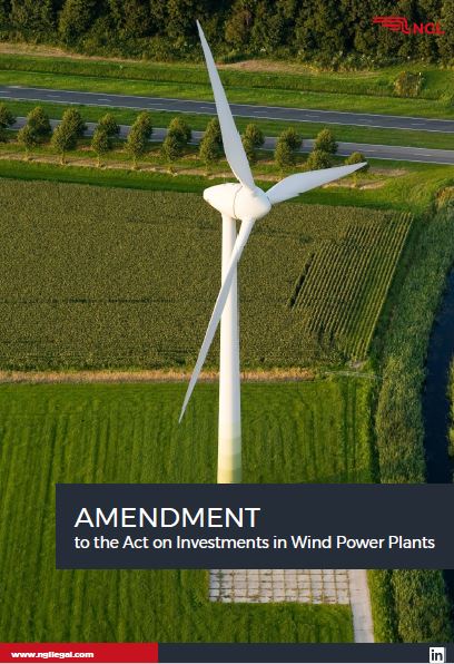 AMENDMENT to the Act on Investments in Wind Power Plants