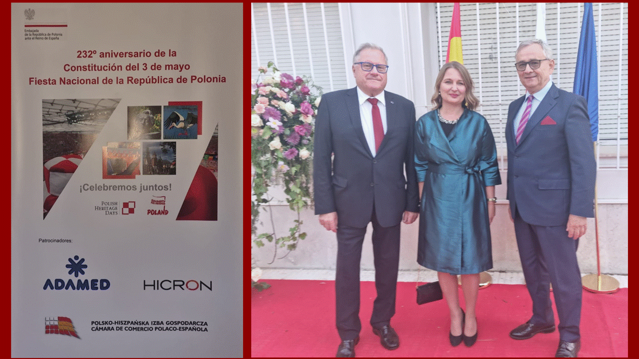 Obchody 232. rocznicy uchwalenia Konstytucji 3 maja w Ambasadzie RP w Madrycie