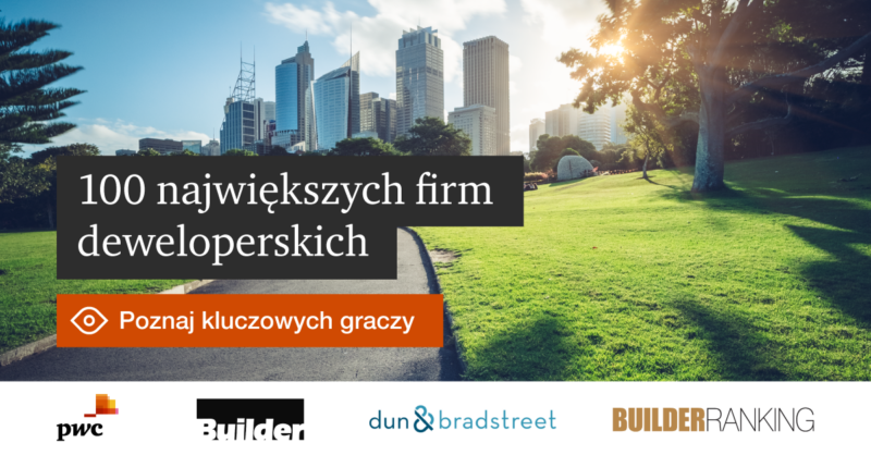 PwC - Ranking deweloperów - 100 największych firm w Polsce