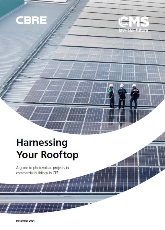 Raport CMS i CBRE Harnessing Your Rooftop: Jak w pełni wykorzystać potencjał instalacji fotowoltaicznych na dachach budynków?