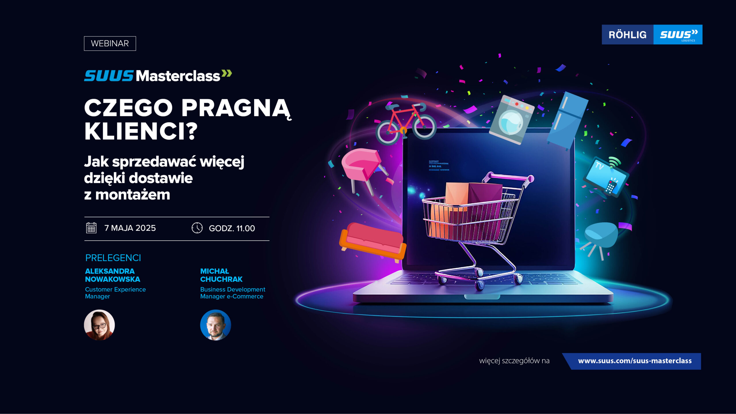 Webinar Rohlig SUUS: CZEGO PRAGNĄ KLIENCI? Jak sprzedawać więcej dzięki dostawie z montażem