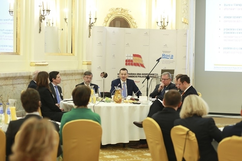2016.03.23 encuentro con Ministro Morawiecki